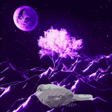 Vaporwave Purple GIF - Vaporwave Purple Moon GIFs