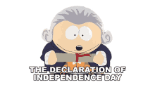 the declaration of independence day eric cartman south park s7e4 im a little bit country