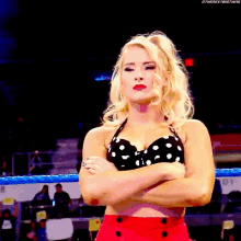 Lacey Evans Not Impressed GIF - Lacey Evans Not Impressed Cross Arms GIFs