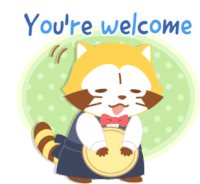 Rascal Youre Welcome Sticker - Rascal Youre Welcome Stickers