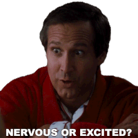 Nervous Or Excited Clark Griswold Sticker - Nervous Or Excited Clark Griswold Christmas Vacation Stickers