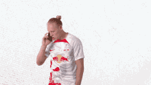 On The Phone Xaver Schlager GIF - On The Phone Xaver Schlager Rb Leipzig GIFs