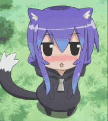Shy Anime GIF - Shy Anime Cat GIFs
