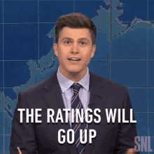 The Ratings Will Go Up Saturday Night Live GIF - The Ratings Will Go Up Saturday Night Live Weekend Update GIFs