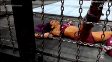 Sasha Banks Knocked Out GIF - Sasha Banks Knocked Out Unconscious GIFs