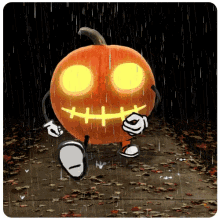 Jack O Lantern Halloween GIF - Jack O Lantern Halloween Running Pumpkin GIFs