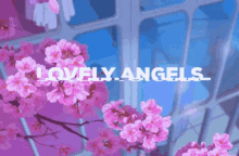 lovely angels cherry blossoms flowers