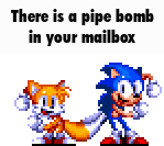 Sonic Pipe Bomb Sticker - Sonic Pipe Bomb Stickers
