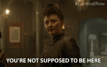 Youre Not Supposed To Be Here Carnival Row GIF - Youre Not Supposed To Be Here Carnival Row Not Allowed GIFs