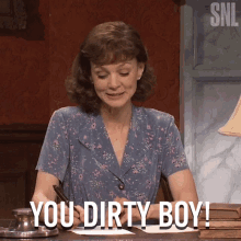 You Dirty Boy Carey Mulligan GIF - You Dirty Boy Carey Mulligan Saturday Night Live GIFs