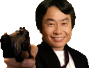 Deletamoto Miyamoto Sticker - Deletamoto Miyamoto Gun Stickers