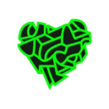 Green Heart Soudoador GIF - Green Heart Soudoador Doedecoracao GIFs