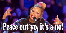 Thats A No GIF - Thats A No Its A No Demi Lovato GIFs