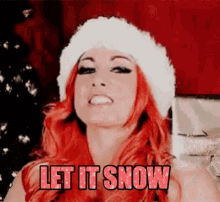 becky lynch let it snow wwe christmas snow