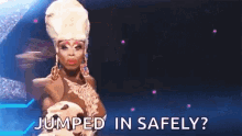 Jumped In Safely Monique Heart GIF - Jumped In Safely Monique Heart Yoyagif GIFs