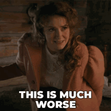 This Is Much Worse Julia Ogden GIF - This Is Much Worse Julia Ogden Murdoch Mysteries GIFs