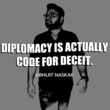 Abhijit Naskar Diplomacy GIF - Abhijit Naskar Naskar Diplomacy GIFs