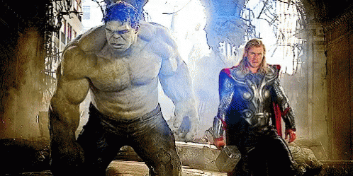 Hulk Punch GIF - Hulk Punch Thor - Discover & Share GIFs