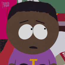 Scared Token Black GIF - Scared Token Black South Park GIFs