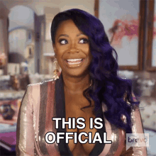 This Is Official Kandi Burruss GIF - This Is Official Kandi Burruss Real Housewives Of Atlanta GIFs
