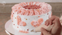 Pink Icing Icing On The Cake GIF - Pink Icing Icing On The Cake Add Icing GIFs