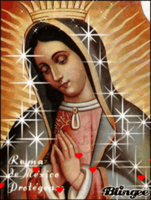 Buenas Noches Guadalupe Madre GIF - Buenas Noches Guadalupe Madre Nuestra Madre Te Cubra Con Su Manto GIFs