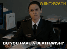 Do You Have A Death Wish Vera Bennett GIF - Do You Have A Death Wish Vera Bennett Wentworth GIFs