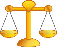 Weighing Scale Scales Of Justice Sticker - Weighing Scale Scales Of Justice Gold Stickers
