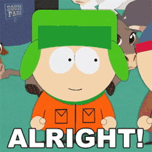 Alright Kyle Broflovski GIF - Alright Kyle Broflovski South Park GIFs