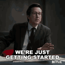 Were Just Getting Started Tony Myerscough GIF - Were Just Getting Started Tony Myerscough Lee Ingleby GIFs