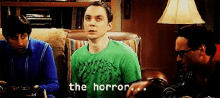 Jim Parsons The Horror GIF - Jim Parsons The Horror Sheldon GIFs