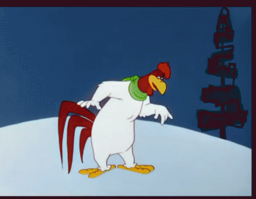 Foghorn Leghorn,Snowball,Warner Brothers,Cartoons,1951,Rooster,gif,animated...
