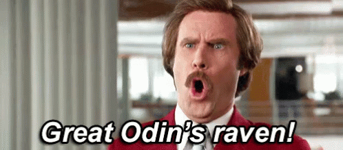 Great Odin'S Raven GIF - Anchorman Odins Raven Great - Discover & Share ...