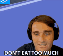 Dont Eat Too Much Dont Over Eat GIF - Dont Eat Too Much Dont Over Eat Watch What You Eat GIFs