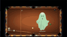 Ghost Playing Pool Game GIF - Ghost Playing Pool Game Billiards GIFs