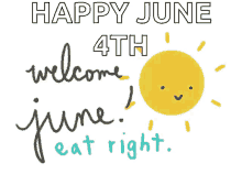 Happy June4th Sun GIF - Happy June4th Sun Welcome June GIFs
