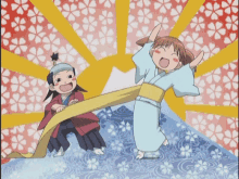 azumanga daioh azumanga anime twirl dance