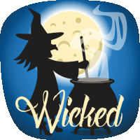 Wicked Halloween Party Sticker - Wicked Halloween Party Joypixels Stickers