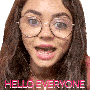 Hello Everyone Sarah Hyland Sticker - Hello Everyone Sarah Hyland Cosmopolitan Stickers