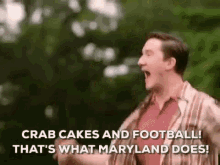 wedding crashers crab cakes maryland football