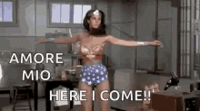 Wonder Woman Twirling GIF - Wonder Woman Twirling Spin GIFs