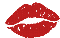 Red Lips Kiss Sticker - Red Lips Kiss Stickers