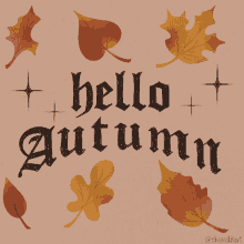 Hello Autumn Hello Fall GIF - Hello Autumn Autumn Hello Fall GIFs