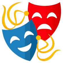 theater masks activity joypixels comedy and tragedy masks masks