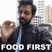 Food First Faisal Khan GIF - Food First Faisal Khan Eat First GIFs