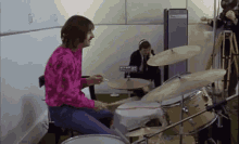 Ringo Starr Drumming GIF - Ringo Starr Drumming Playing GIFs