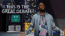 This The Great Debate Baron Vaughn GIF - This The Great Debate Baron Vaughn The Great Debate GIFs