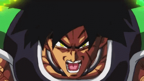 Broly Shout GIF - Broly Shout Angry - Discover & Share GIFs