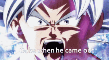 Goku When He Came Out Of The Closet GIF - Goku When He Came Out Of The Closet GIFs