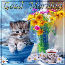 Kitten Good Morning GIF - Kitten Good Morning GIFs